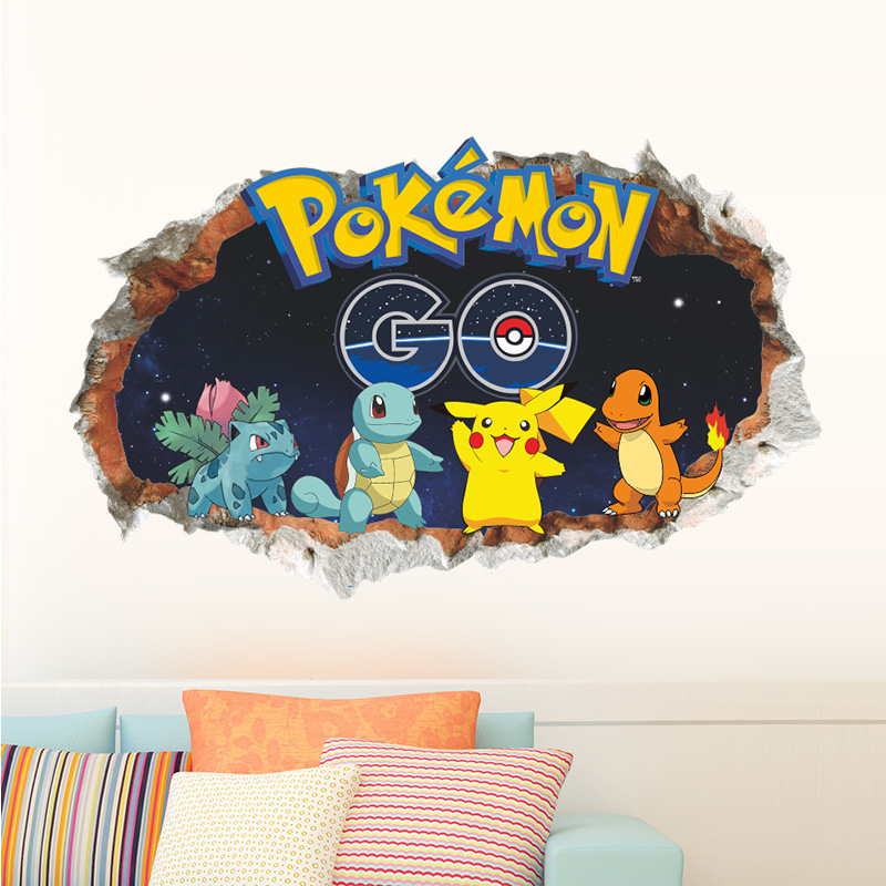 Cartoon Pokémon Pikachu Wall S - Baby Nursery Wall Decals avis et prix