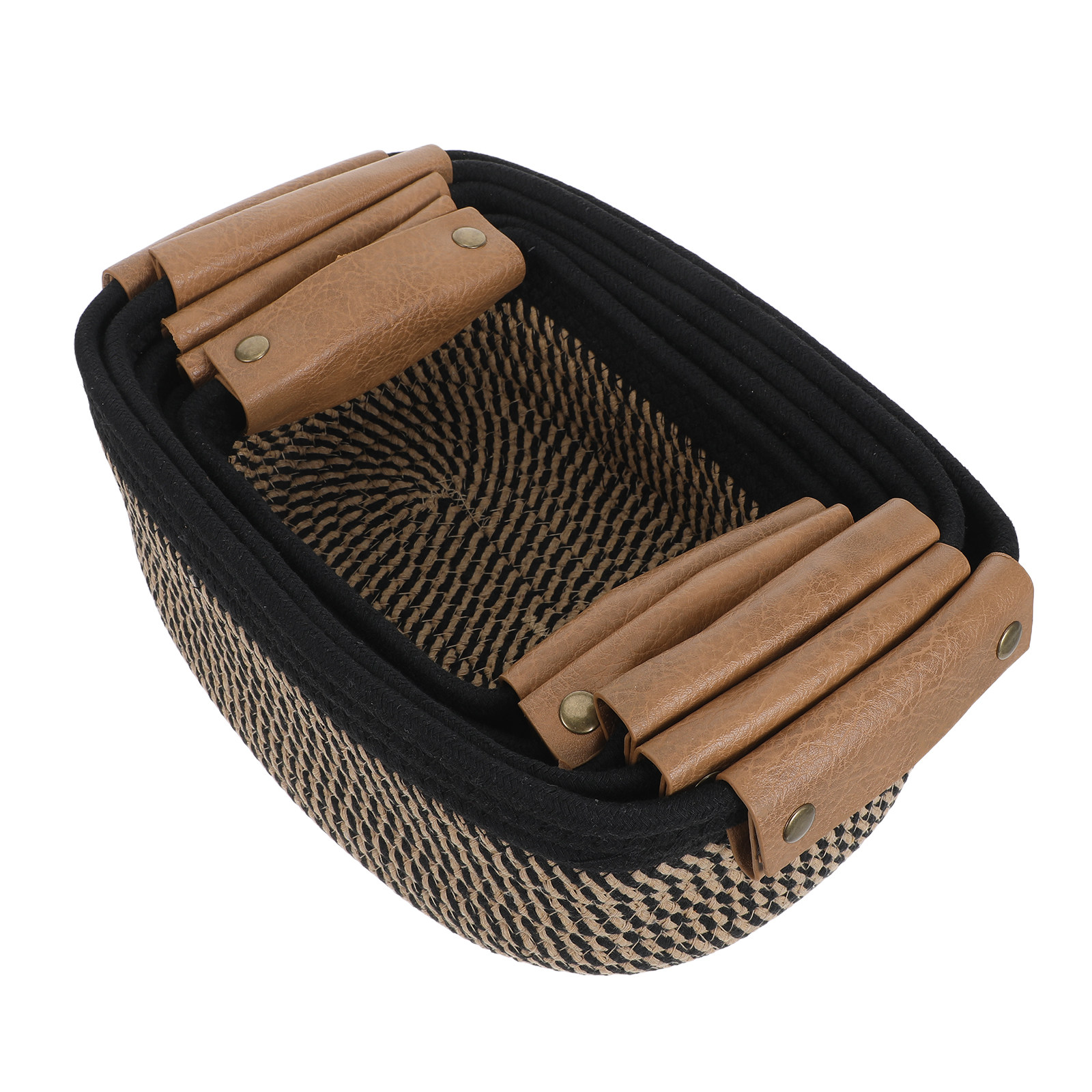 5Pcs Cotton Rope Woven Basket  - Baby Nursery Set avis et prix