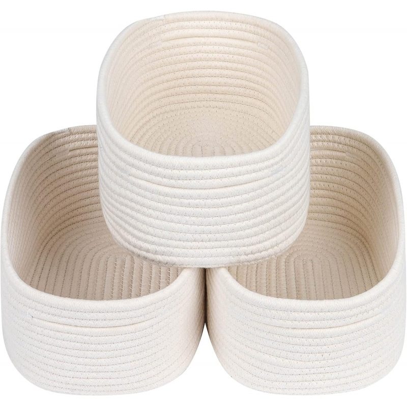 Small Woven Storage Baskets –  - Baby Nursery Closet Organization avis et prix