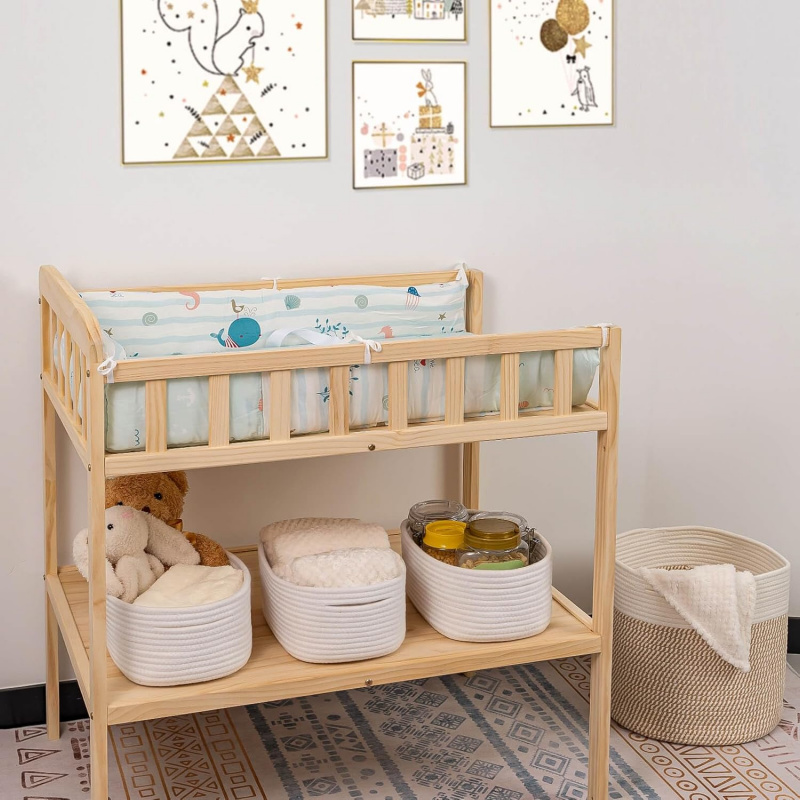 Small Woven Storage Baskets –  - Baby Nursery Closet Organization avis et prix