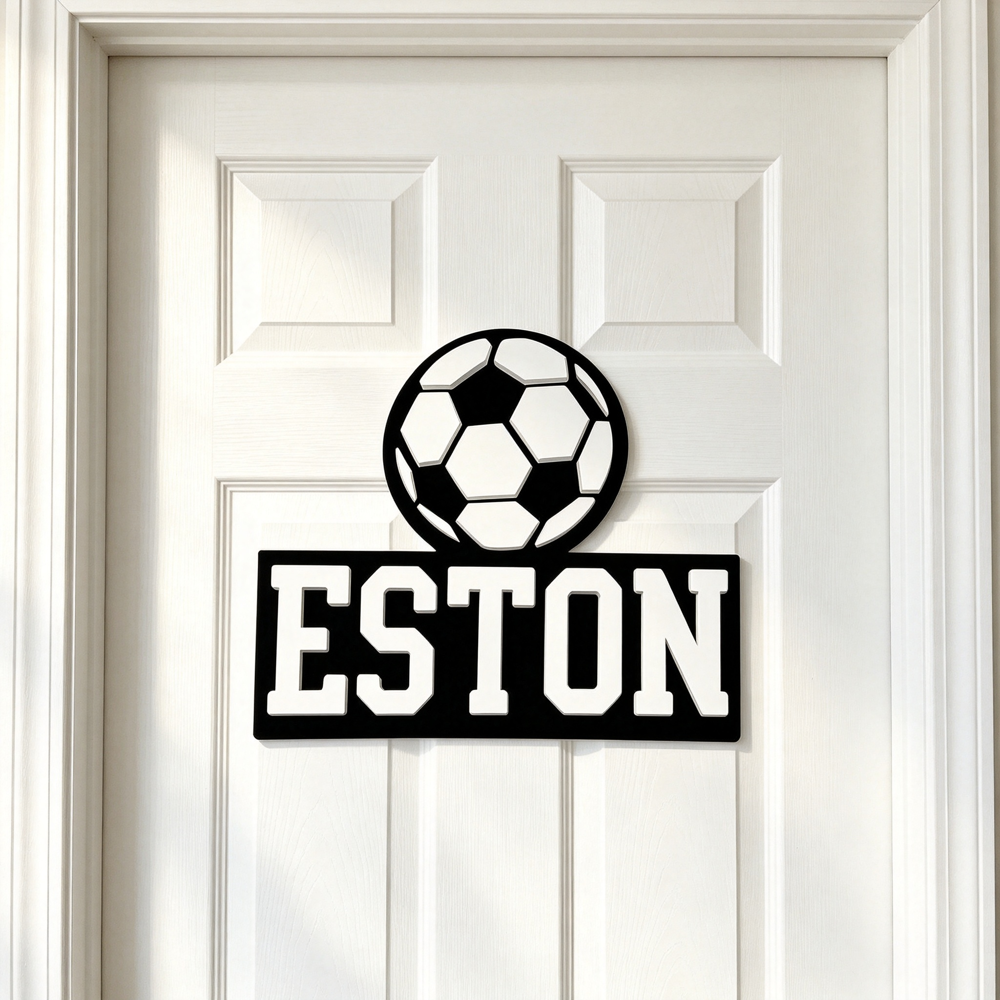 1Pc Custom Football Style Wood - Baby Nursery Wall Decor avis et prix
