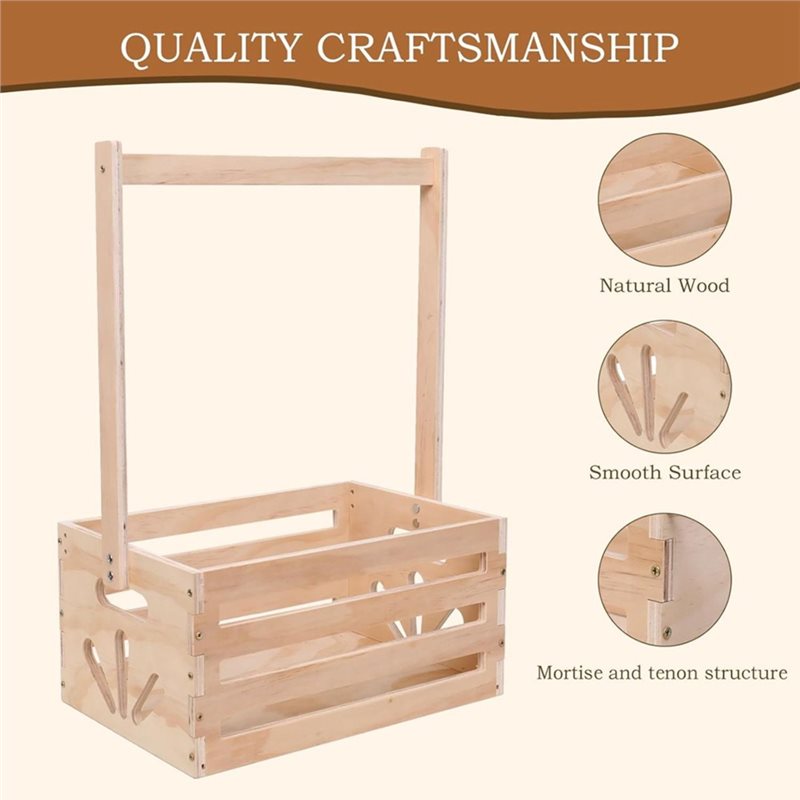 Wooden Baby Shower Gift Basket - Baby Nursery Closet avis et prix