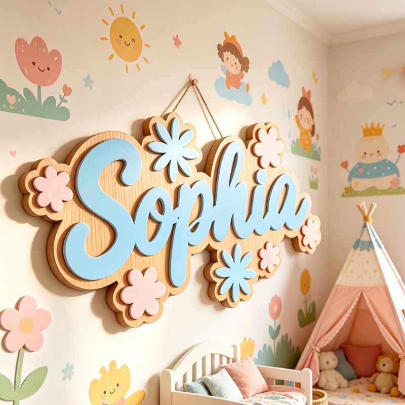 Personalized Floral Themed Nam - Baby Nursery Baby avis et prix