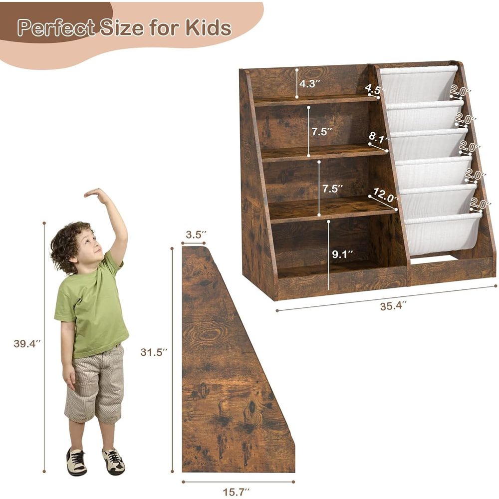 HedoAjim Kids Bookshel or Bedr - Baby Nursery Bookcase avis et prix