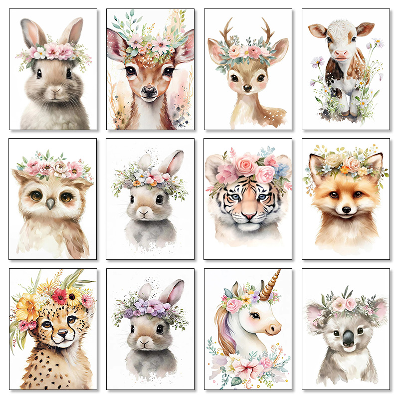 Baby Bear Bunny Deer Raccoon O - Baby Nursery Mirror avis et prix