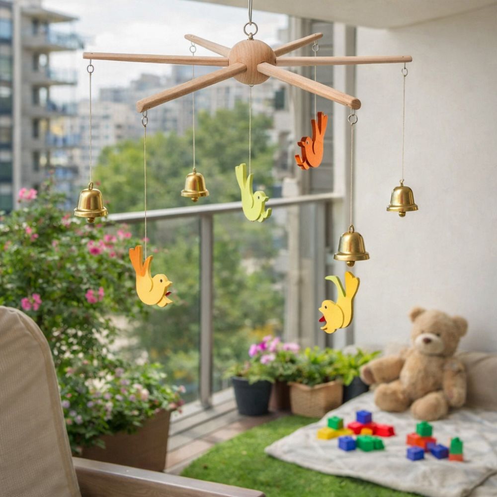Vintage Style Rotating Wind Ch - Baby Nursery Mobile avis et prix