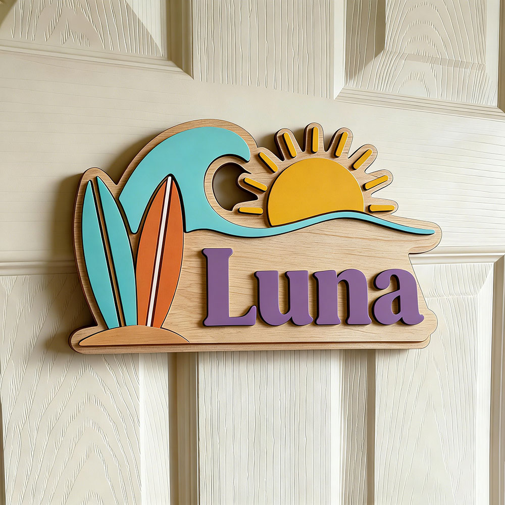 Custom Beach Wave Surfboard Su - Baby Nursery Baby avis et prix