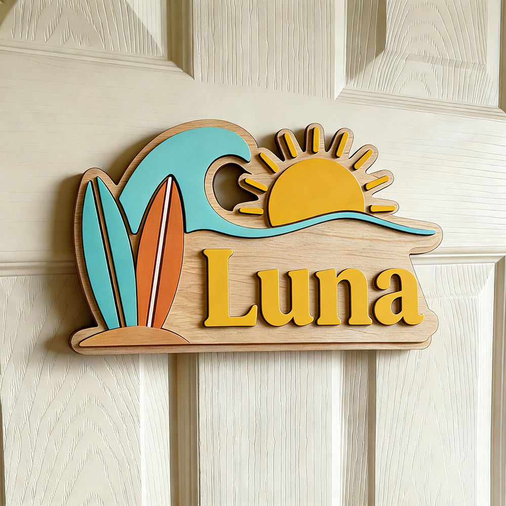 Custom Beach Wave Surfboard Su - Baby Nursery Baby avis et prix