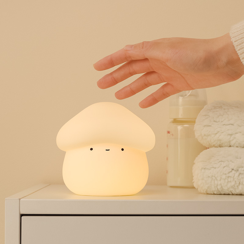 1Pcs Mushroom Head Silicone Ni - Baby Nursery Light avis et prix