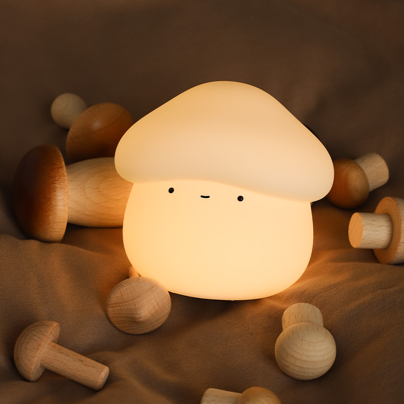 1Pcs Mushroom Head Silicone Ni - Baby Nursery Light avis et prix