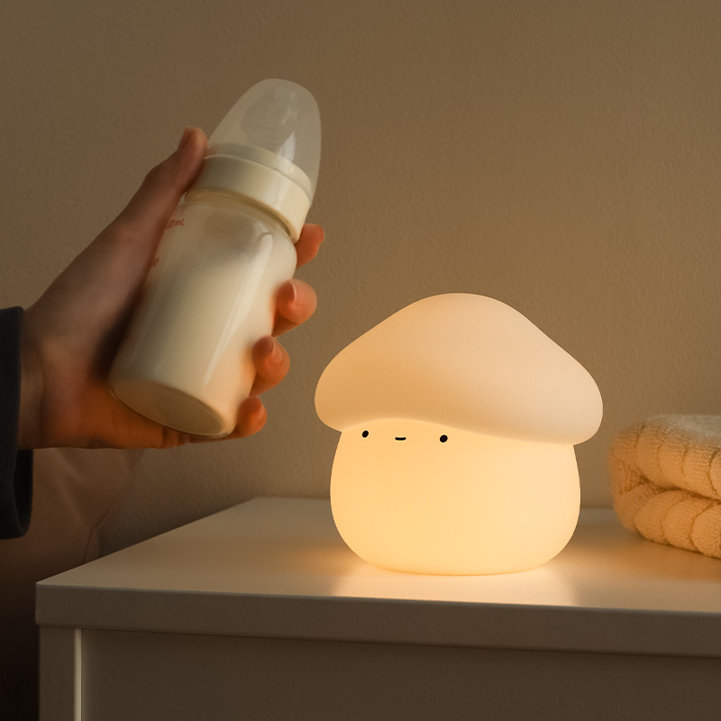 1Pcs Mushroom Head Silicone Ni - Baby Nursery Light avis et prix