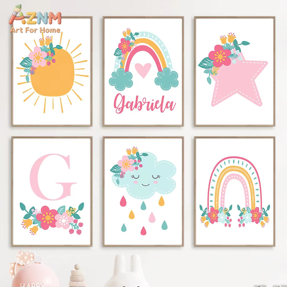 Cute Sun Rainbow Clouds Stars  - Baby Nursery Mirror avis et prix