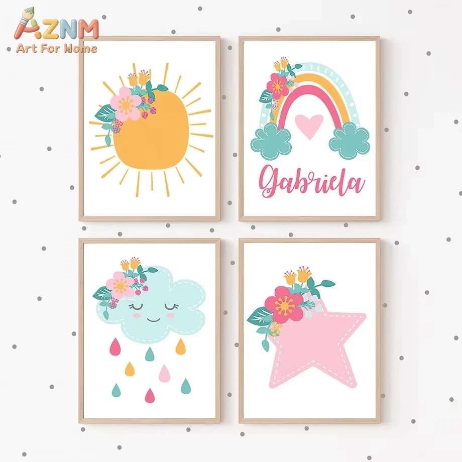 Cute Sun Rainbow Clouds Stars  - Baby Nursery Mirror avis et prix