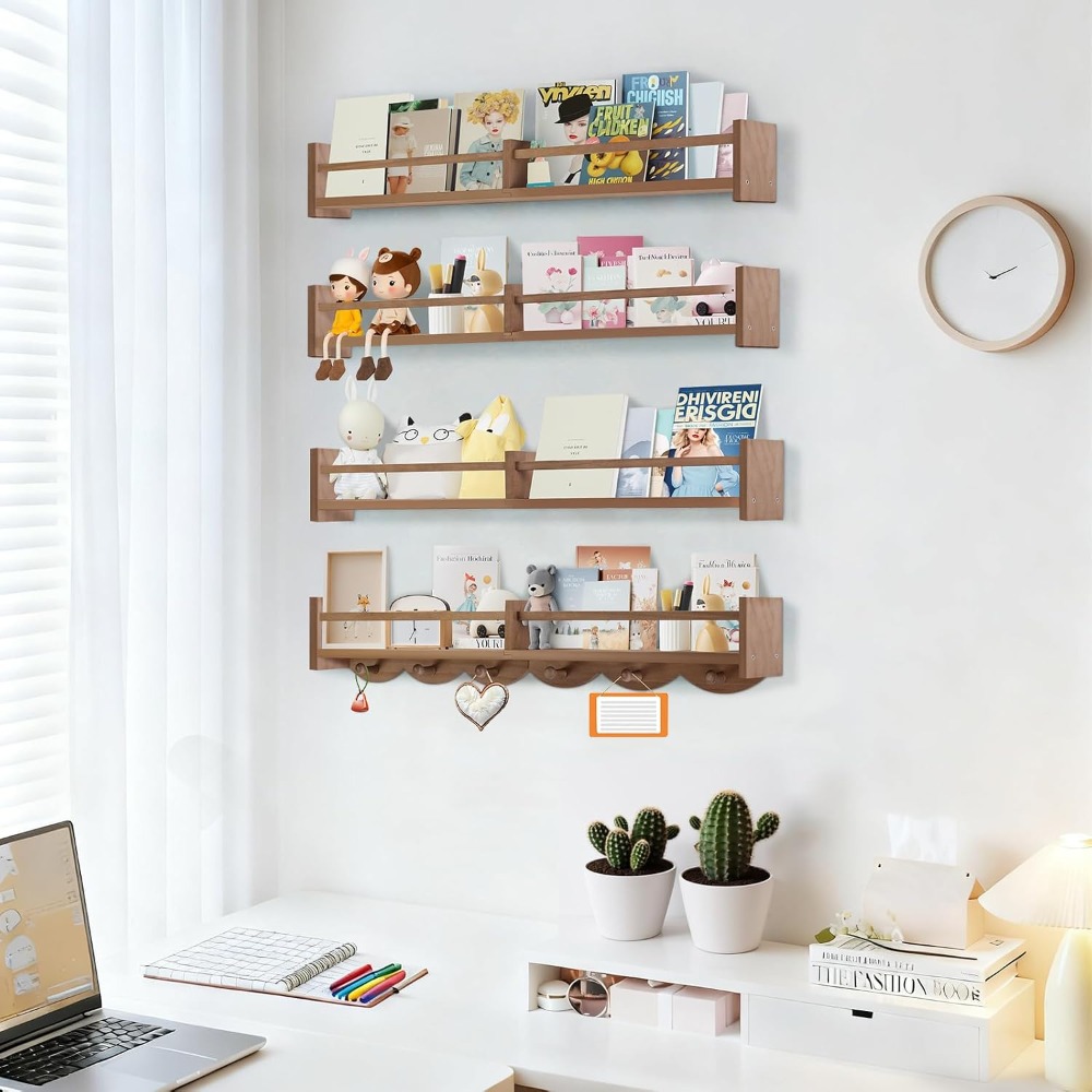 34Inch Wall Mounted Nursery Bo - Baby Nursery Floating Shelves avis et prix