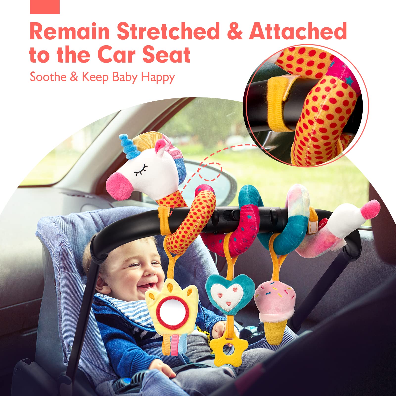 Car Seat Toys for Babies Rattl - Baby Nursery Set avis et prix
