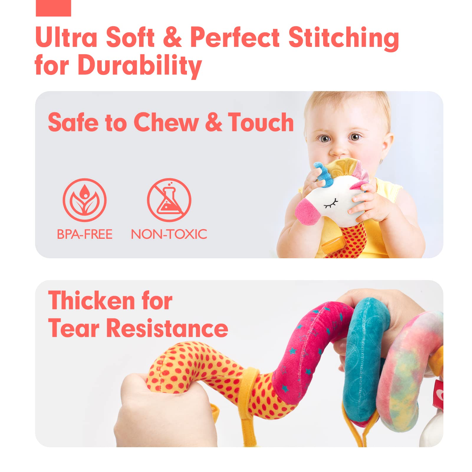 Car Seat Toys for Babies Rattl - Baby Nursery Set avis et prix