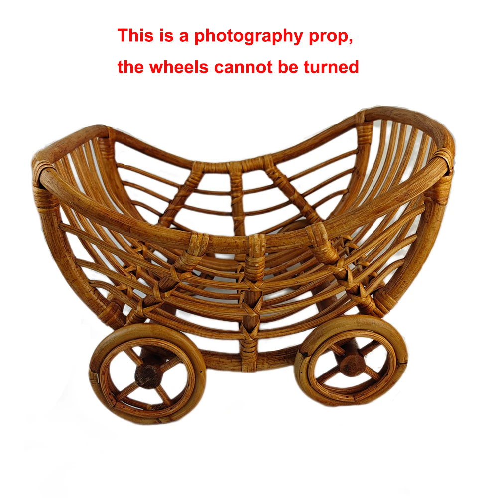 Original Baby Rattan Cart Bask - Baby Nursery Trolley avis et prix