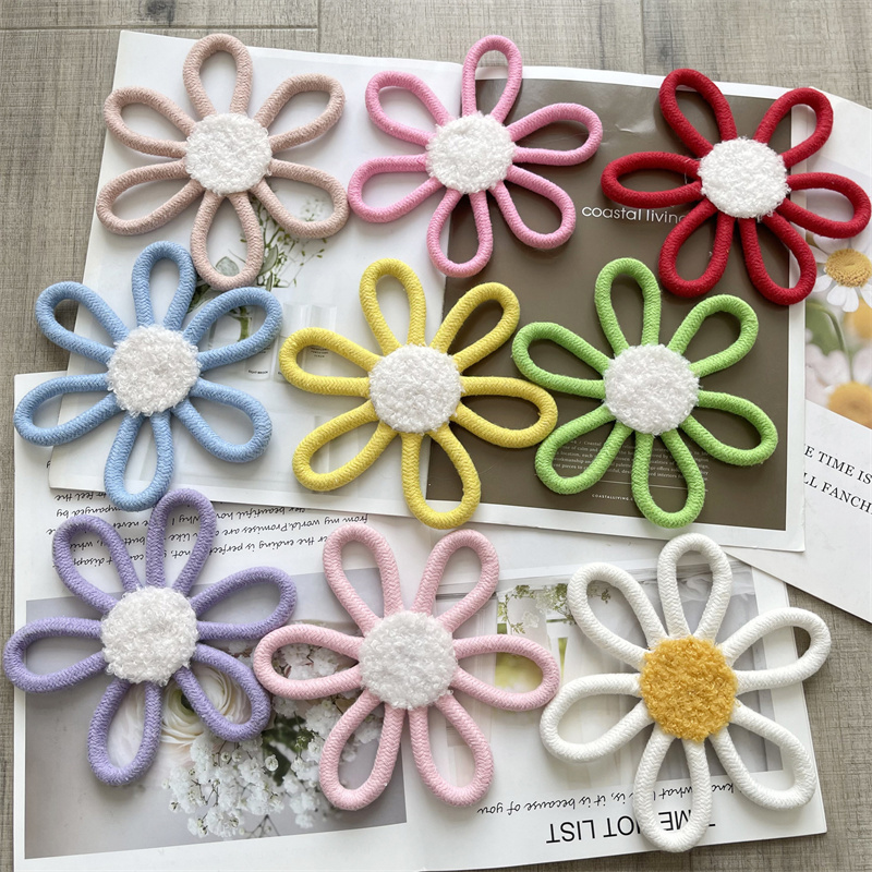 Cotton Rope Woven Daisy Flower - Baby Nursery Fabric avis et prix