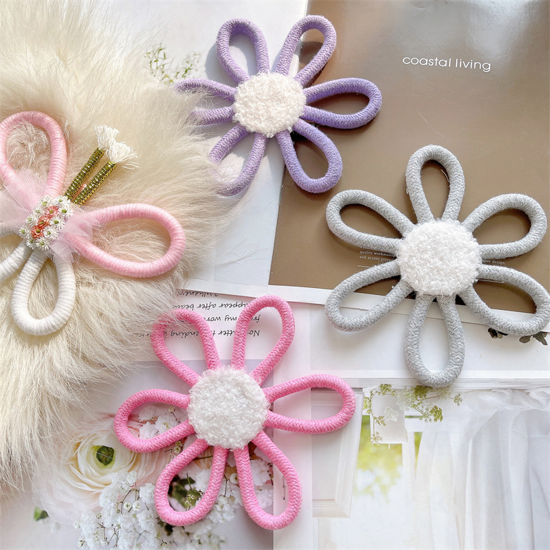 Cotton Rope Woven Daisy Flower - Baby Nursery Fabric avis et prix