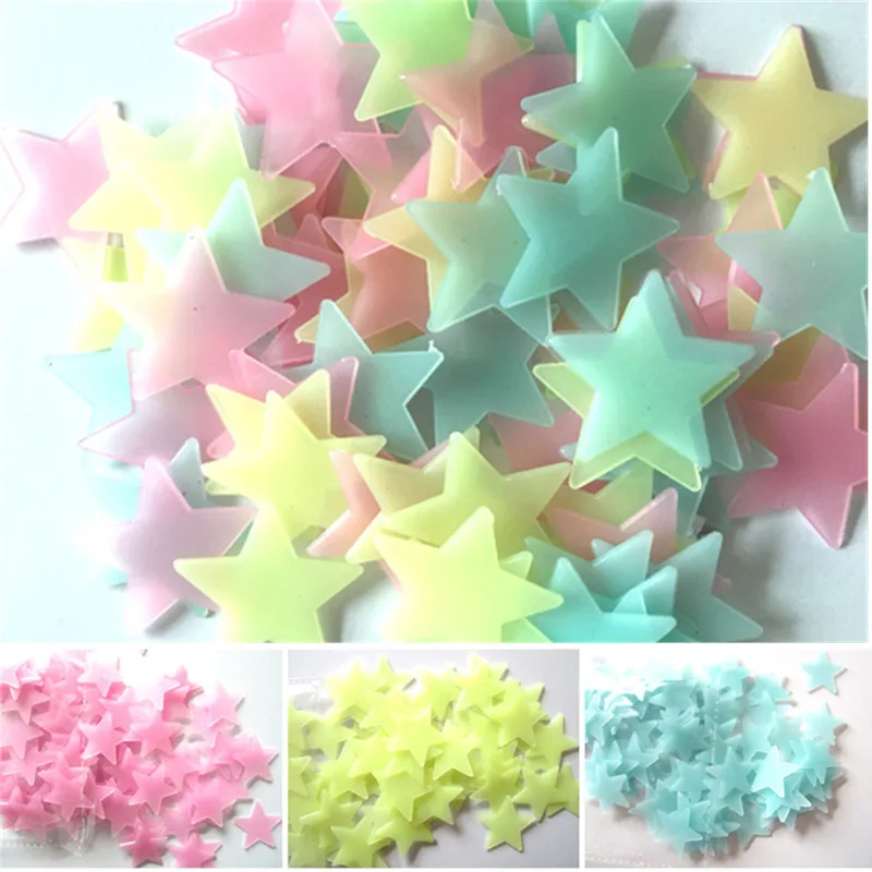 100pcs Fluorescent Glow in the - Baby Nursery Wall Decals avis et prix