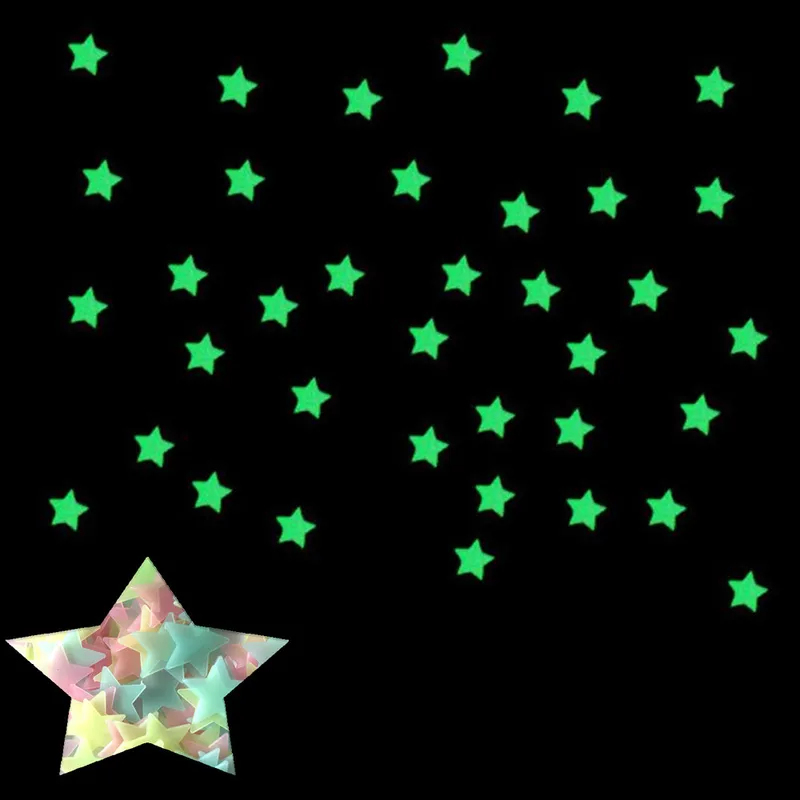 100pcs Fluorescent Glow in the - Baby Nursery Wall Decals avis et prix