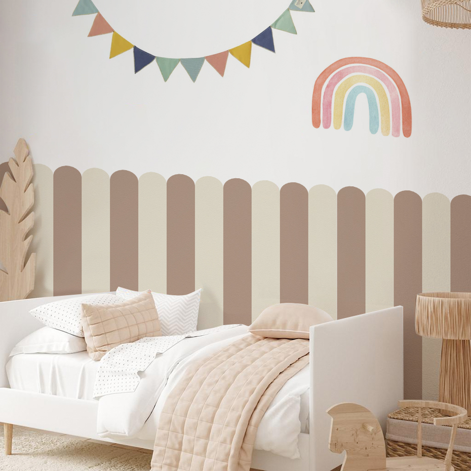 Multicolor Vertical Striped Ar - Baby Nursery Wall Decor avis et prix