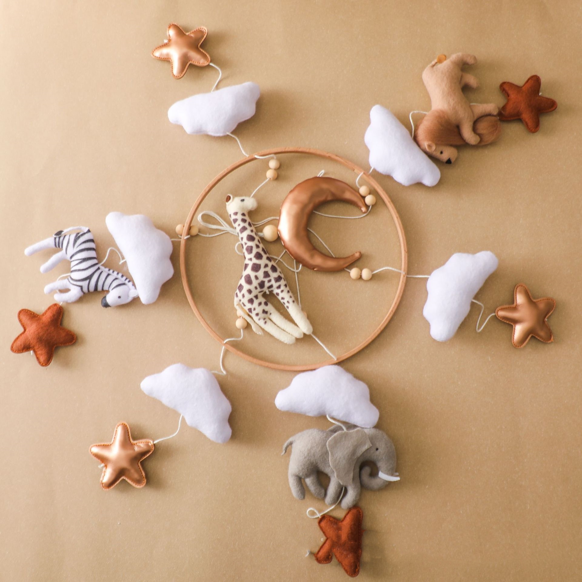 Hot Sale Nordic Handmade Felt  - Baby Nursery Mobile avis et prix