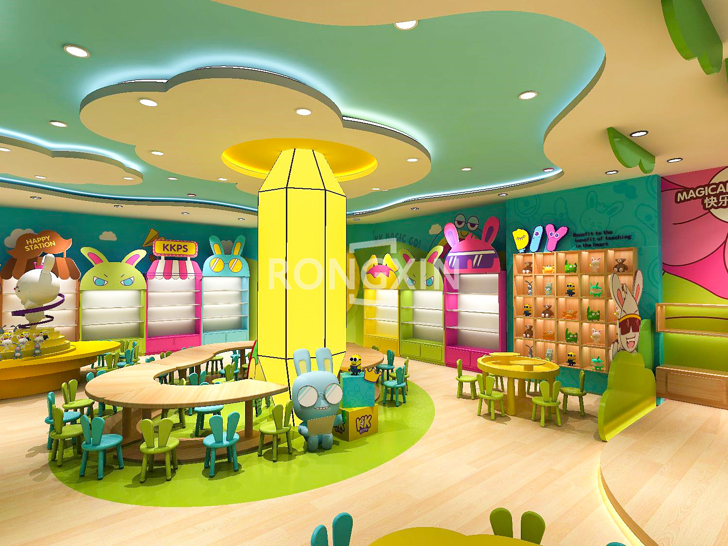 Customized Design Children Nur - Baby Nursery Floating Shelves avis et prix