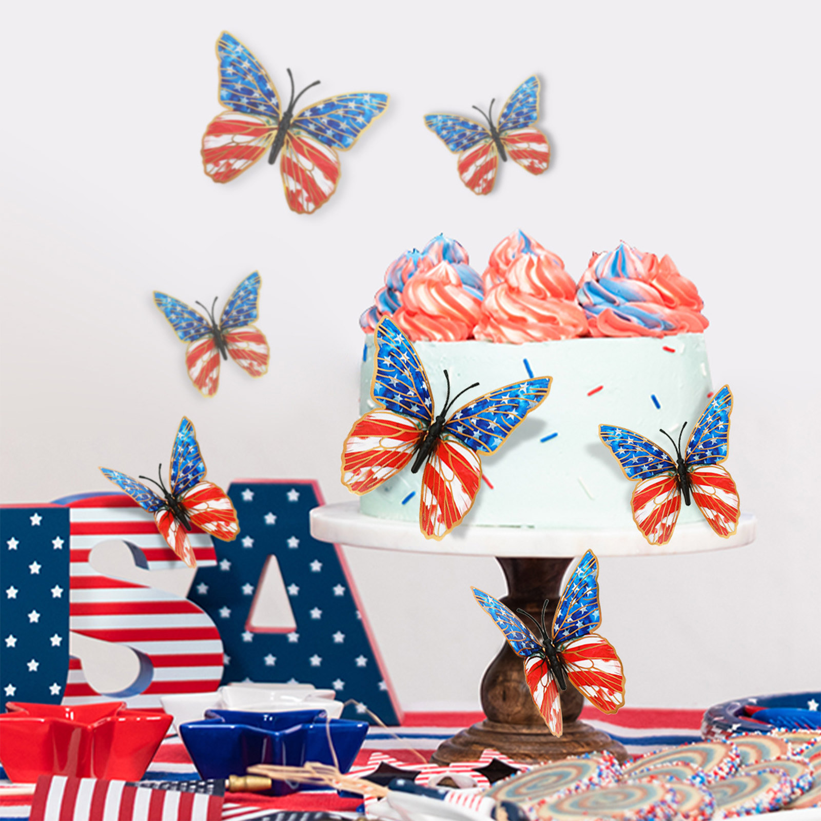 3d Butterfly Wall Stickers Ame - Baby Nursery Wall Decor avis et prix