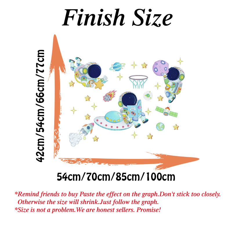 Astronaut Planet Space Wall St - Baby Nursery Wall Decals avis et prix