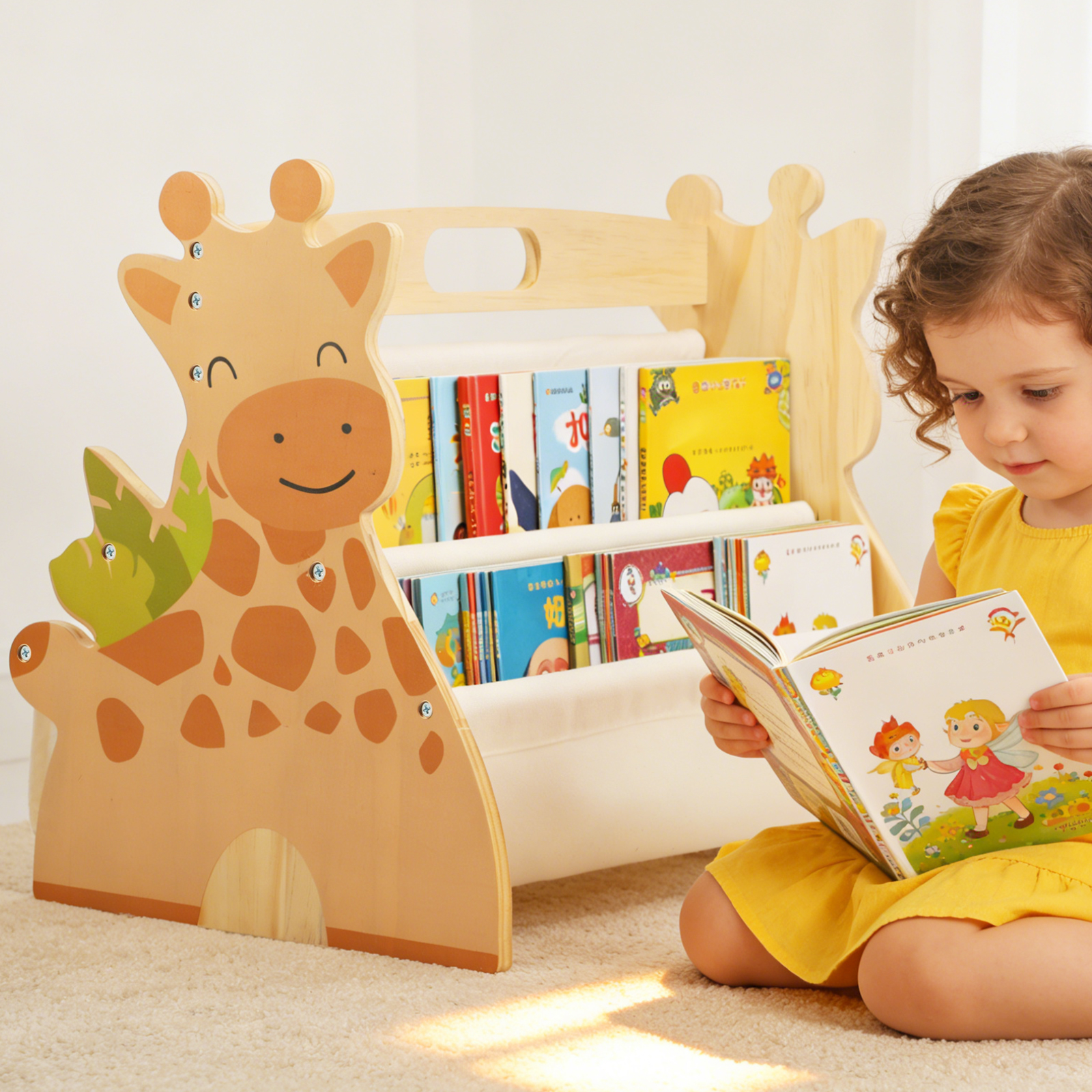 2 Tier Baby Bookshelf Double S - Baby Nursery Bookcase avis et prix