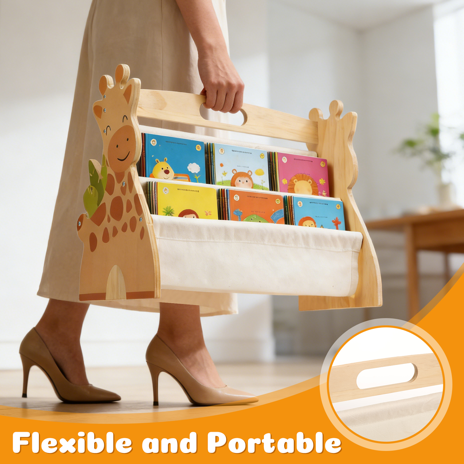 2 Tier Baby Bookshelf Double S - Baby Nursery Bookcase avis et prix