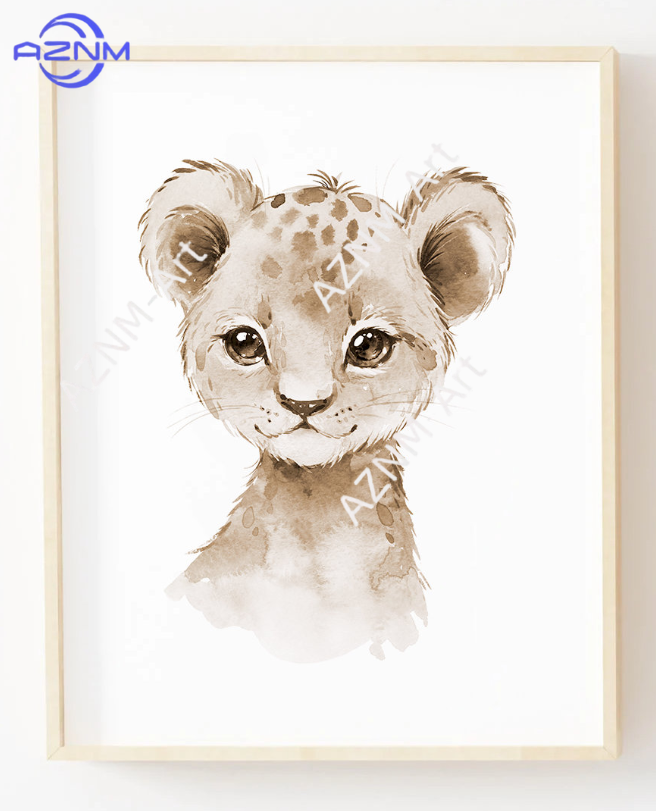1PC/3PCS Nursery Animals Wall  - Baby Nursery Gender Neutral avis et prix