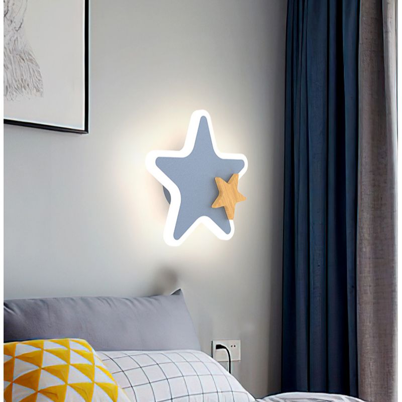 Cartoon LED Rocket Wall Lamp M - Baby Nursery Light avis et prix